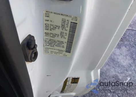 2018 Nissan Titan S z USA, uszkodzony, nr VIN 1N6AA1CK1JN546862